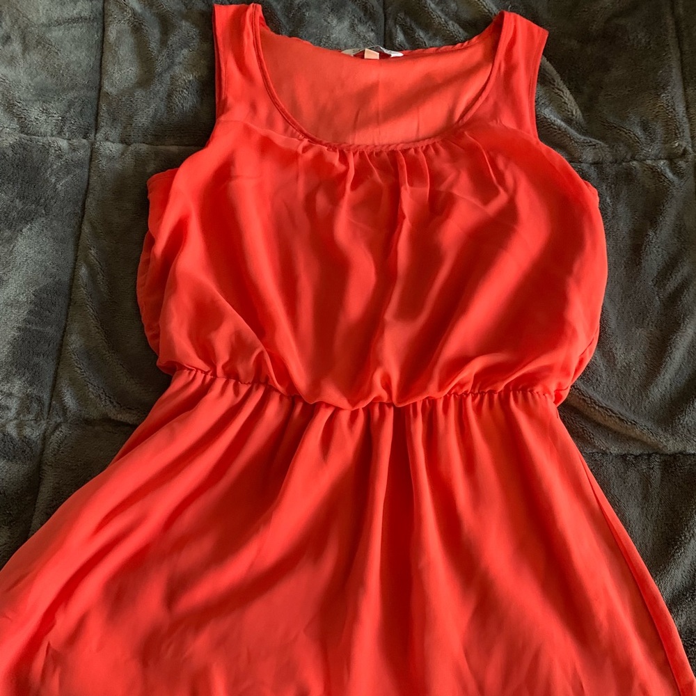 Orange dress- GREAT for summer!
